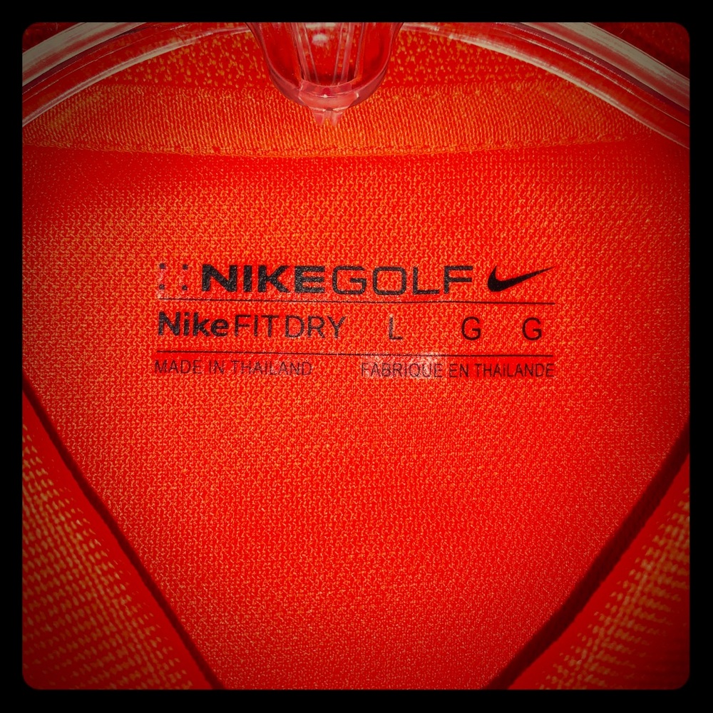 Nike dry fit men’s golf shirt